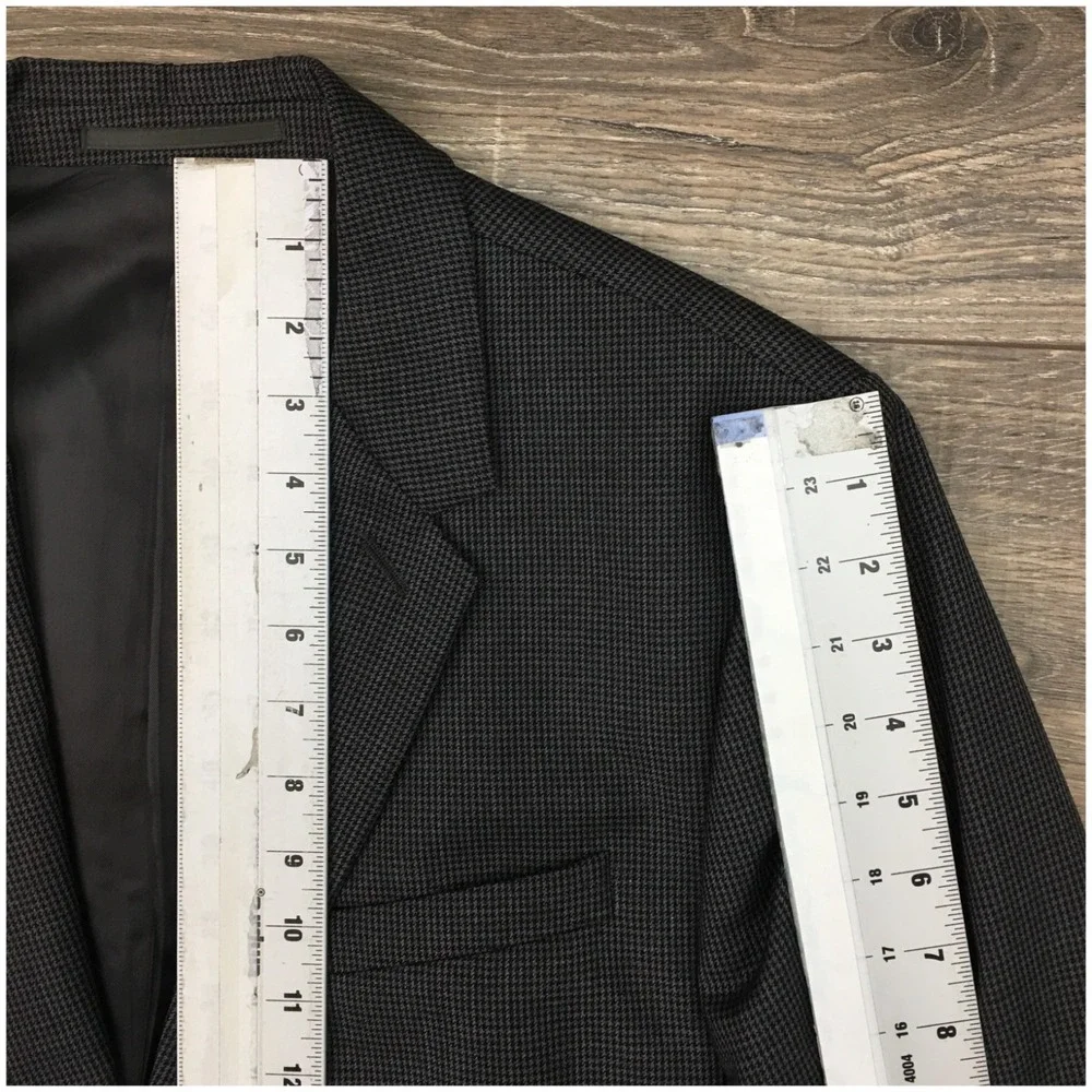REISS Mens Wool Blazer Sport Coat Casual Jacket Size 40R One Button‎ Suit